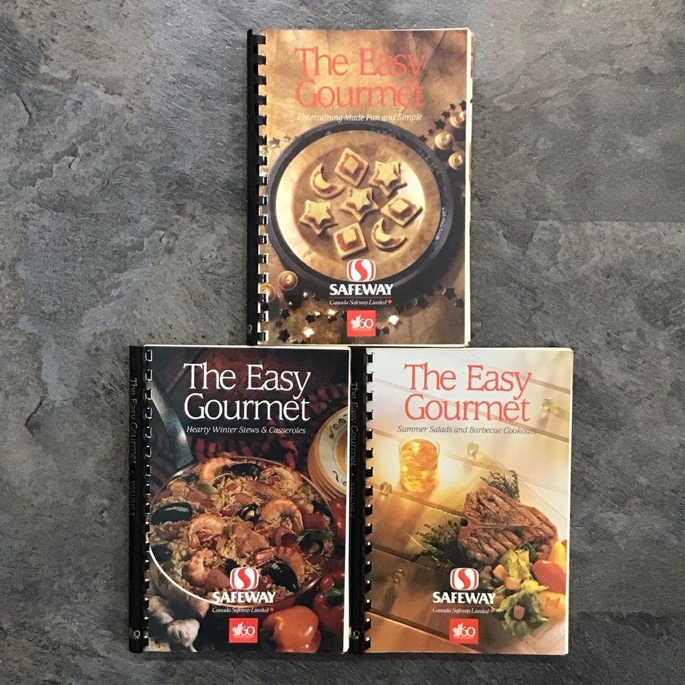 The Easy Gourmet Cookbooks From Safeway Set of 3